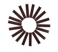 Didiseaon Niveladores De Muebles 20 Piezas Cuñas De Plástico Ajustables Antideslizantes para Gabinetes y Mesas Solución para Irregulares Color Marrón