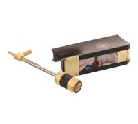 Didiseaon Nuez de Madera de Ébano con Tornillo Dorado Raíz de Repuesto Práctica para Violín Pequeña Accesorios para Estudiantes y Músicos Partes del Instrumento para Uso en Conciertos y