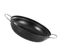 Didiseaon Olla Coreana de Acero Inoxidable 22 Cm con Doble Asa, Sartén para Cocina Casera, Resistente a Altas Temperaturas, Adecuado para Mariscos, Sopas y Guisos, Utensilio de Cocina