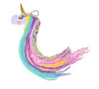 Didiseaon Organizador de Pinzas y Accesorios para Pelo Niña Colgante de Pared con Diseño Unicornio de Fieltro Soporte Decorativo y Almacenamiento Seguro para Clips Lazos y Diademas