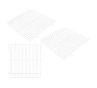 Didiseaon Panel Separador para Jaulas de Mascotas de Malla de Hierro 3 Unidades 28 X 27 CM Divisor Metálico para Hámster y Roedores Diseño Seguro y Duradero para Organización Flexible