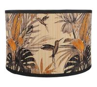 Didiseaon Pantalla de Lámpara de Bambú Estilo Europeo para Lámpara de Araña Pantalla para Ambiente Familiar Diseño Creativo y Retro 30 CM