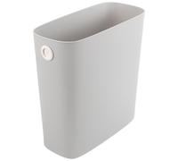 Didiseaon Papelera Rectangular de Plástico Delgada Doble Capa Diseño Estrecho y Capacidad Grande para Baño y Cocina, Adecuado para Espacios entre Sanitarios