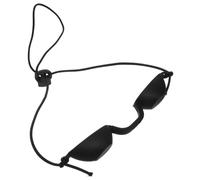 Didiseaon Parche Ocular Protección Ipl Ultrasuave Silicona Negro Para Terapia Láser Estética y Blanqueamiento, Tamaño Estándar, Uso Cosmético y Solar, Protección Contra Luz Roja y Azul