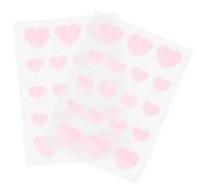 Didiseaon Parche Rosa Corazón 2 Láminas Para Granos Hidrocoloides Para Nariz Frente Barbilla
