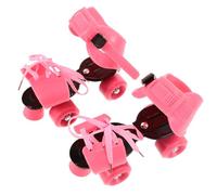 Didiseaon Patines de Ruedas Ajustables para Niñas Patines Infantiles de Doble para Principiantes Cómodos y Estables para Actividades al Aire y Mejora de Coordinación Física