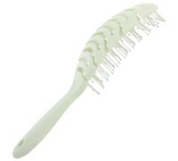 Didiseaon peine cepillo para aglutinar rizos cepillo de pelo curvo pincel escobilla curli masajeador cepillo de pelo para el hogar Desenredante del cabello Mano Utilidades Perder las caderas