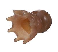 Didiseaon Peine de Cuerno de Yak Masajeador Antiestático para Cuero Cabelludo, 1 Unidad, Tamaño Pequeño, Dientes Anchos, para Mujeres y Hombres, Cuidado del Cabello Diario, Herramienta