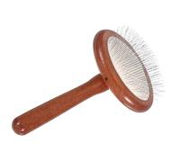 Didiseaon Peine de Madera para Perros con Dientes Anchos Cepillo Ergonómico de Haya Resistente para Grooming Cómodo de como Caniches y Retriever Cuidado Versátil del Pelaje