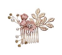 Didiseaon peine tocados de novia para boda accesorios para el cabello de cristal accesorios para damas de honor tocado de de imitación tiara sombrerería diamante de imitación