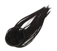 Didiseaon Peluca con Diadema de Color Blanco Perla Elegante Diadema de Ala Ancha con Adorno de Joya Postizo Sintético para Mujeres Fiestas y Peinados Diarios