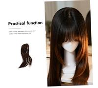 Didiseaon Peluca con Diadema Trenzada Recta Color Marrón Clip Invisible para Mujer Complemento Capilar para Ocultar Canas y Aumentar Volumen Fácil de Colocar