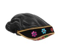 Didiseaon Peluca De Abuela Teatral Para Niños Disfraz De Anciana Peluca Gris Para Halloween