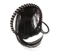 Didiseaon Peluca Sintética Con Flequillo y Diadema Para Mujeres Diseño Realista Para Cubrir El Cabello Blanco La Frente y Parte Superior Del Cabeza