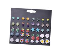 Didiseaon Pendientes De Flores Pendientes Para Mujer Set De 20 Pares Estilo Vintage Para Uso Diario y Fiestas Colores Variados Tamaño Pequeño