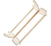 Didiseaon Percha de Madera para Pollos Soporte Estable en Forma de Gallina, Juguete de Aves de Corral Que Promueve Diversión y Equilibrio para Crías y Gallinas