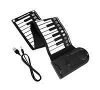 Didiseaon Piano Electrónico Enrollable de Teclas Portátil y Flexible Principiantes con Incorporado y Múltiples Ajustables