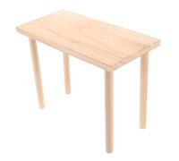 Didiseaon Plataforma de Madera para Jerbos y Hámsters Pequeña 15x25 Cm con Patas, Soporte de Juego y Escalada para Jaulas de Roedores, Accesorio para Mascotas Pequeñas y Juguetes