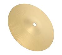 Didiseaon Platillo Sonido Claro y Operación Sencilla de Latón Dorado de Batería de Jazz de 8 Pulgadas Accesorio para Kits de Batería