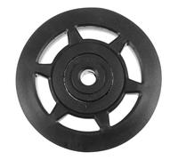 Didiseaon Polea de Plástico para Fitness Negro, Accesorio Duradero y Fácil de Usar para Entrenador de Poleas en Gimnasio, Pieza de Repuesto sin Deformación