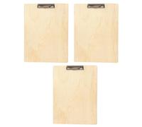 Didiseaon Portapapeles Clip Resistente 3 Piezas de Dibujo de Madera 30x40 Cm Portátil para Bocetos y Dibujos Adecuado para Viajes, Aulas y Material para Manualidades
