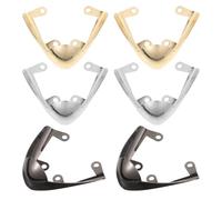 Didiseaon Protectores de Punta para Zapatos de Accesorios Metálicos Cobertura Duradera para Prolongar Vida Útil Adecuado para Bodas y Fiestas Tamaño 1.9Cm X 5.3Cm