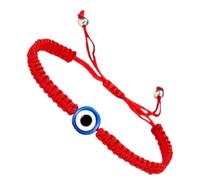 Didiseaon Pulsera de Mano Tejida Ajustable con Amuleto Ojo Turco Azul para Mujer Protección contra Envidia y Mala Suerte Joyería Artesanal con Cuerda Roja Fortuna Unisex y Cómoda para