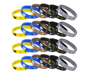 Didiseaon Pulseras de clase 2026, 30 pulseras de graduación de silicona, regalos para estudiantes de profesores, pulseras de goma para fiestas de graduación, año 6/11, 7.00X7.00X1.20CM, Silicona
