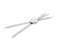 Didiseaon Regla De Posicionamiento De Cejas Regla De Posicionamiento Permanente Brújula De Cejas De Acero Inoxidable Calibrador De