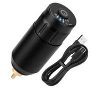 Didiseaon Regulador De Carga Usb Pantalla Led Estabilizador De Voltaje Para Tatuajes Adaptador De Corriente Para Herramientas De Negro