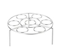 Didiseaon Rejilla de Vapor para Huevos de Acero Inoxidable, Multifuncional para Cocinar de 1 a 7 Huevos, Adecuado para Uso en Cocina y Cocción al Vapor en Olla Estilo Varios estilos