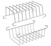 Didiseaon Rejilla para Pan 2 Unidades Soporte para Freidora de Aire y Horno Elevador de Alimentos para Mejor Circulación de Aire Uso en Cocina y Fiestas