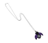 Didiseaon Reloj de Bolsillo Pequeño de Cuarzo Colgante de Mariquita Morado para Niñas Accesorio de Bolso Decoración Diaria y Fiestas Estilo Aleatorio