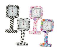 Didiseaon Reloj De Enfermera De Silicona Moderno, Cuarzo Funcional, para Mujer, Portátil Hospitales, y Tamaño Compacto