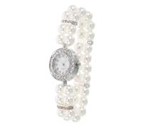Didiseaon Reloj De Pulsera De Perlas para Mujer Joyería De Fiesta Relojes Berny De Oro Relojes Delicados para Mujer Reloj De Puño