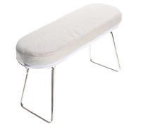 Didiseaon Reposamanos para Manicura Soporte de Mano Acolchado Mediano Piel Sintética Color Claro Comodidad Profesional para Salón de Uñas Accesorios Uñas Apoya Manos