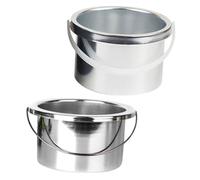 Didiseaon Repuestos Para Calentador De Cera Kit De Cera Roll-on 2 Unidades Tamaño 105 Mm Interior Metal y Silicona Uso Doméstico Salón De Belleza Bandeja Interior