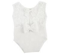 Didiseaon Ropa para Fotografía de Niña Mono sin Mangas de Traje de Sesión de Fotos para Recién Nacidos Accesorios para Fotos