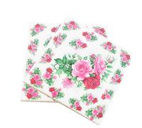 Didiseaon Servilletas Papel 100 Pcs 20 Pcs x 5 Paquetes Colores 33x33 Cm Para Boda Cumpleaños