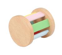 Didiseaon Sonajero de Madera Rodillo para Bebés Pequeño Juguete Educativo Sensorial Desarrollo Coordinación Mano-ojo Ñiño Niño Juego Temprano
