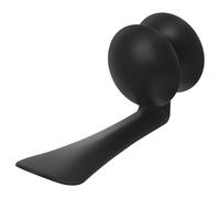 Didiseaon Sonajero de Percusión de Pie Negro, Campana Rítmica de Hierro y Abs, Instrumento Musical Compacto para Acompañamiento y Educación Musical Infantil