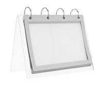 Didiseaon Soporte Acrílico Transparente V para Menús y Carteles Exhibidor Estable y Multifuncional para Calendarios y Publicidad
