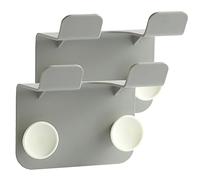 Didiseaon Soporte De Secador Rejilla 2pcs Baño Organizador De Pared Almacenamiento Colgante
