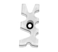 Didiseaon Soporte para Taco de Billar Profesional de Acrílico Transparente Cabeza Puente con Posiciones Diseño Antler Estructura Estable y Resistente para Accesorios de Billar