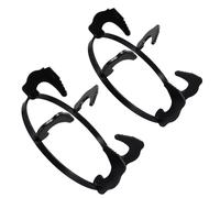 Didiseaon Soportes para Quemadores de Gas 2 Piezas Negro Diámetro 18.5 Cm y 20.2 Cm, Marco de Estufa Multifuncional Hierro Antioxidante para Cocina Doméstica y Profesional