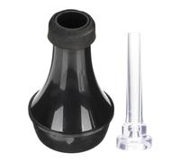 Didiseaon Sordina para Trompeta de Práctica Compacta con Silenciador de Abs Negro Accesorio Ligero Trompeta Adecuado para Amantes