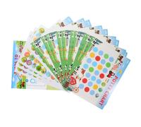 Didiseaon Tabla de Entrenamiento Que Motivan el Uso del Toilet con Pegatinas Reutilizables de Papel 1 Set Adecuado Entrenamiento de Hábitos para Ir al Baño para Niños y Niñas