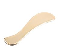 Didiseaon Tabla de Gua Sha de Latón para Masaje Facial y Corporal Forma S Ergonómica Textura Suave para Estimulación Uso Profesional y Personal Fácil de Agarrar Multifuncional para Cara