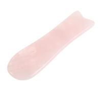 Didiseaon Tablero Gua Sha de Cuarzo Rosa Piedra Gua Sha Facial Cuidado Piel Rostro para Masaje Facial
