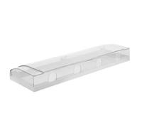 Didiseaon Tapa Adhesiva para Enchufes Tipo 86 Caja Fina para 4 Tomas Cubierta Transparente Antisalpicaduras para Tomacorrientes Exteriores en Baño y Cocina
